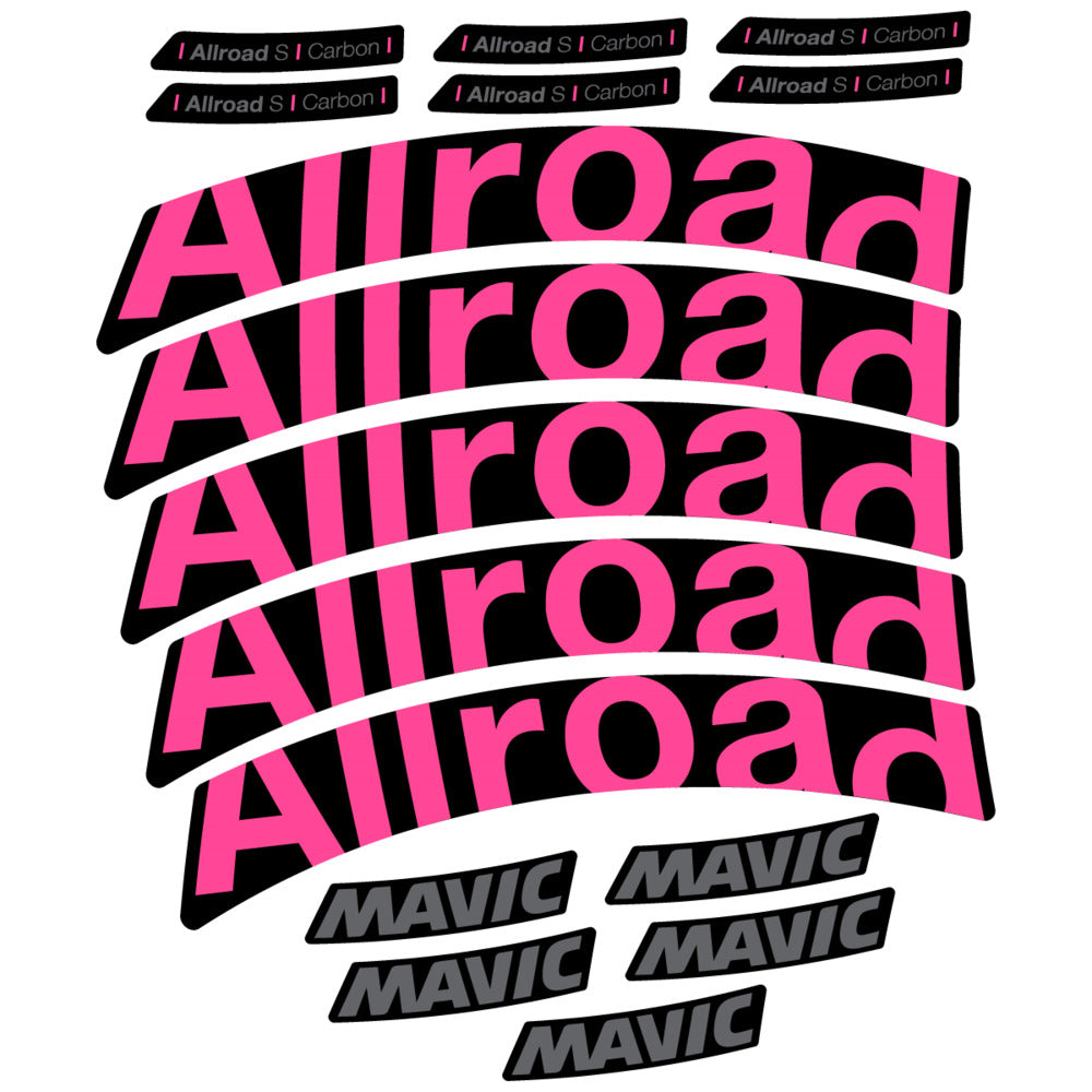 Stickers Compatible Decal Mavic Allroad S Carbon 2025 compatibles - Autocollants roue vélo route