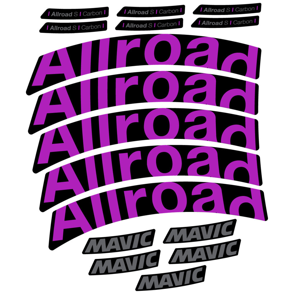 Stickers Compatible Decal Mavic Allroad S Carbon 2025 compatibles - Autocollants roue vélo route