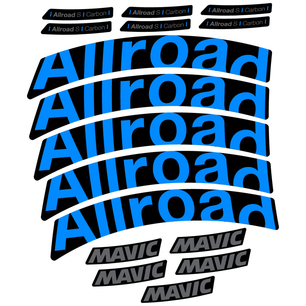 Stickers Compatible Decal Mavic Allroad S Carbon 2025 compatibles - Autocollants roue vélo route