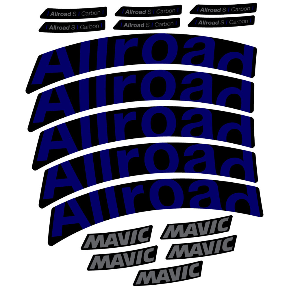 Stickers Compatible Decal Mavic Allroad S Carbon 2025 compatibles - Autocollants roue vélo route