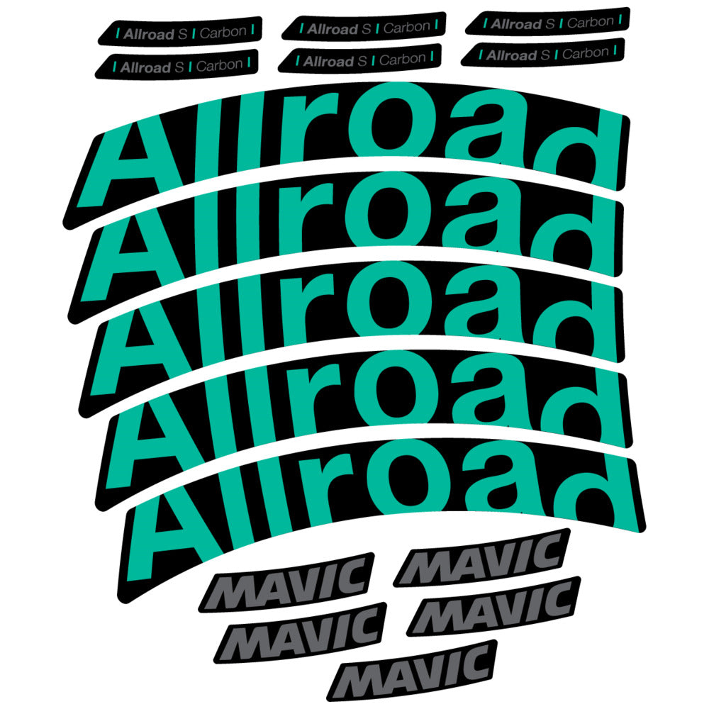 Stickers Compatible Decal Mavic Allroad S Carbon 2025 compatibles - Autocollants roue vélo route