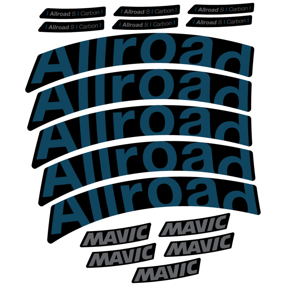 Stickers Compatible Decal Mavic Allroad S Carbon 2025 compatibles - Autocollants roue vélo route