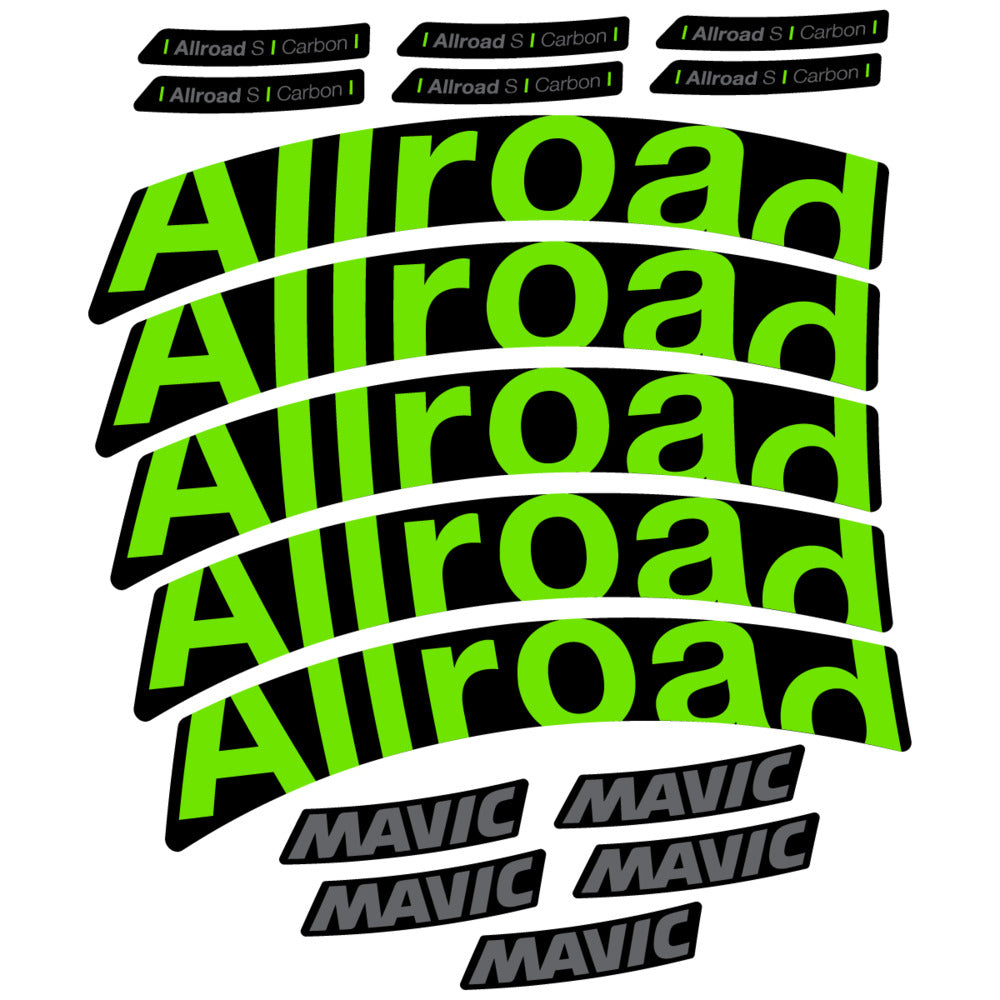 Stickers Compatible Decal Mavic Allroad S Carbon 2025 compatibles - Autocollants roue vélo route