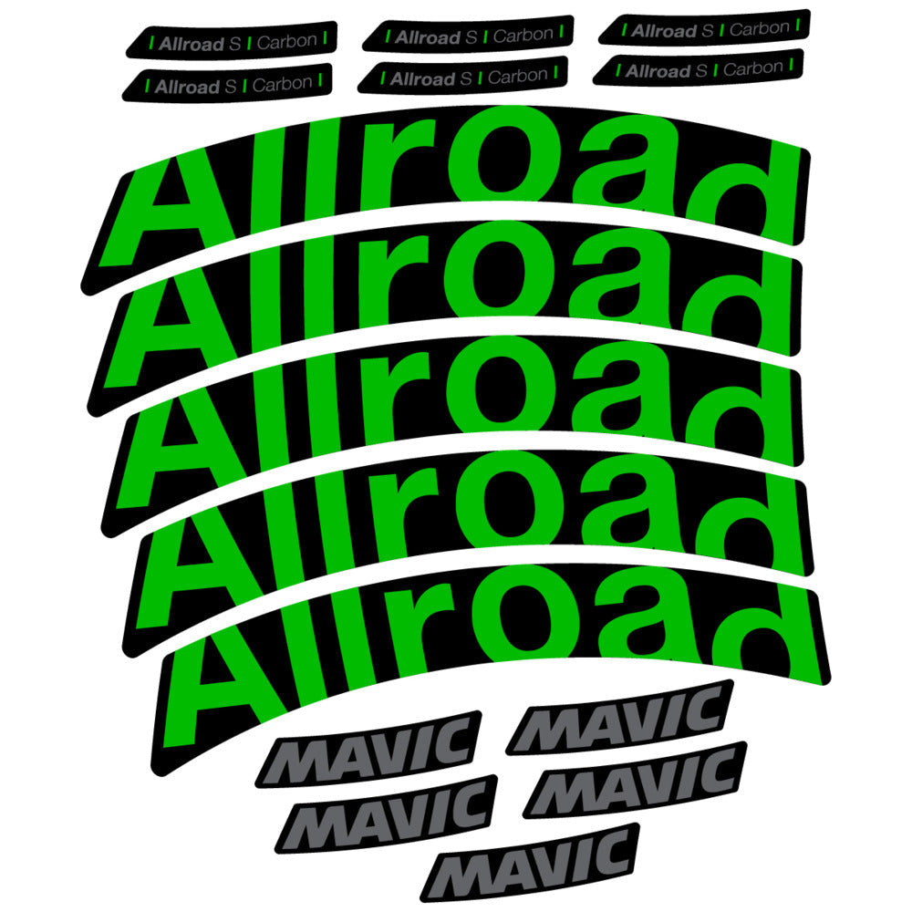 Stickers Compatible Decal Mavic Allroad S Carbon 2025 compatibles - Autocollants roue vélo route