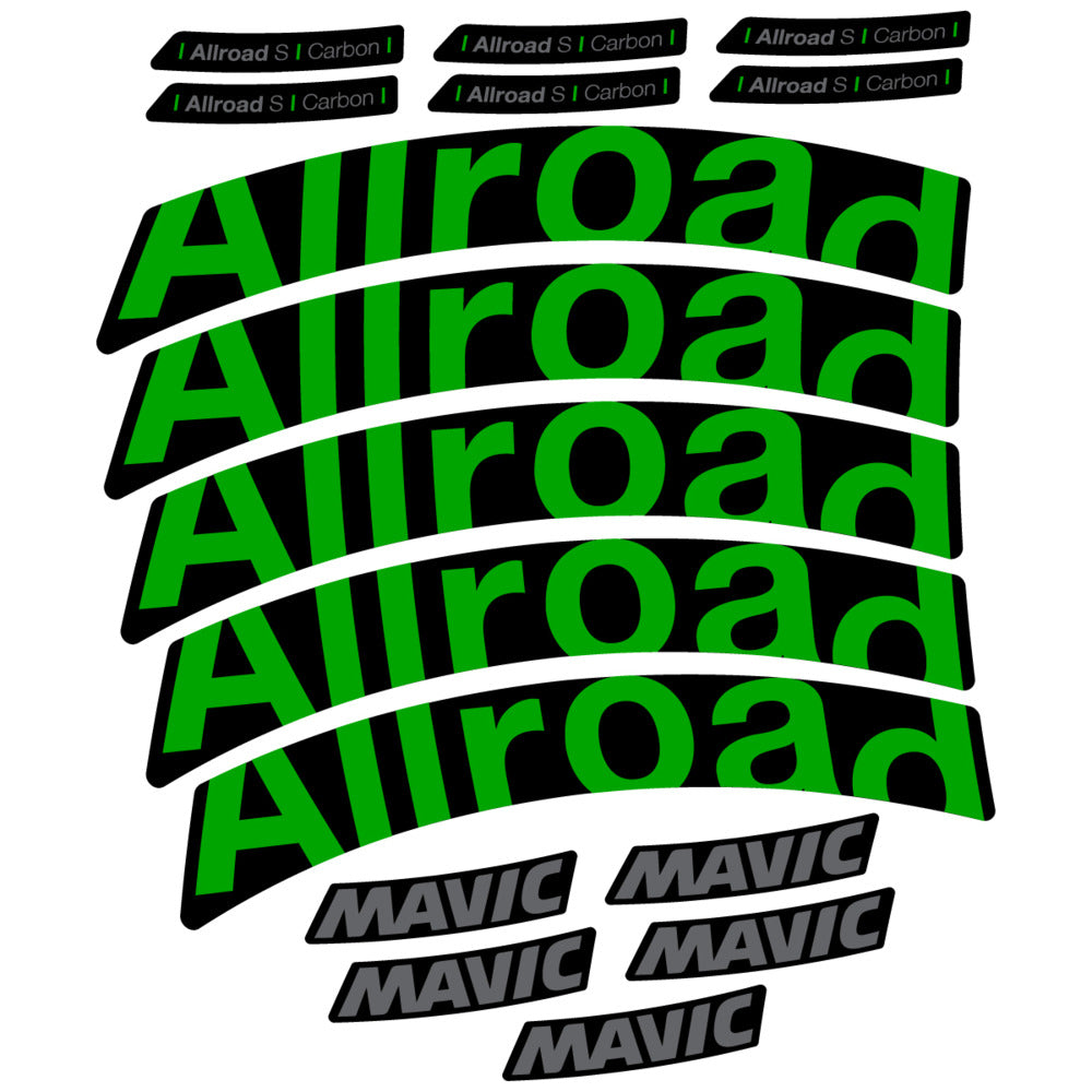 Stickers Compatible Decal Mavic Allroad S Carbon 2025 compatibles - Autocollants roue vélo route