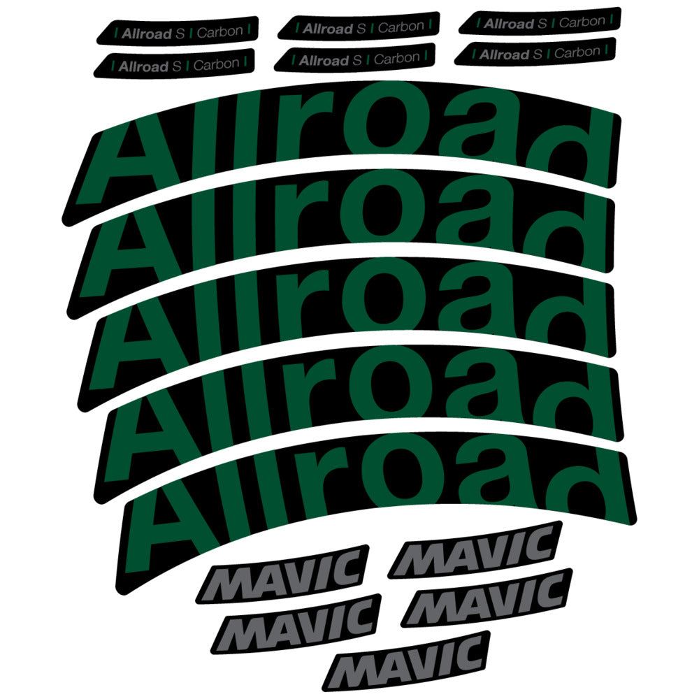 Stickers Compatible Decal Mavic Allroad S Carbon 2025 compatibles - Autocollants roue vélo route