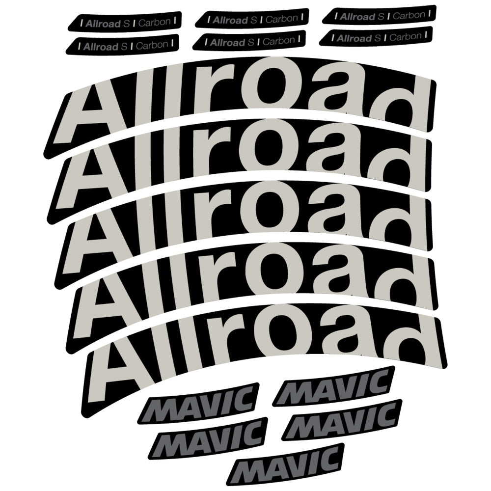 Stickers Compatible Decal Mavic Allroad S Carbon 2025 compatibles - Autocollants roue vélo route