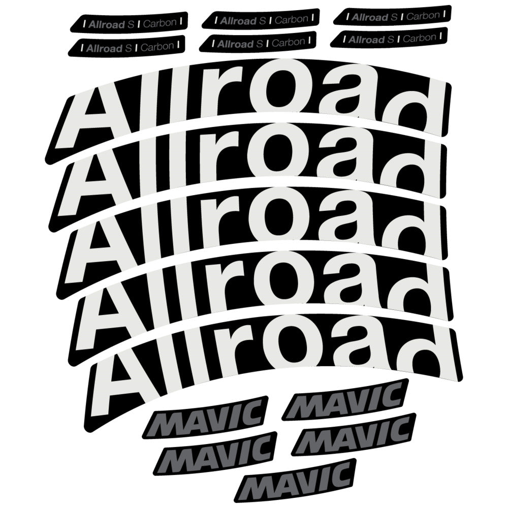 Stickers Compatible Decal Mavic Allroad S Carbon 2025 compatibles - Autocollants roue vélo route