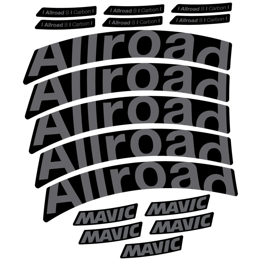 Stickers Compatible Decal Mavic Allroad S Carbon 2025 compatibles - Autocollants roue vélo route