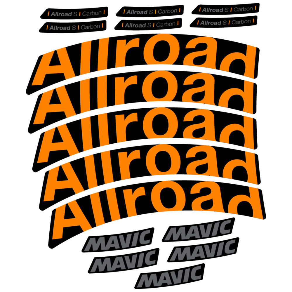 Stickers Compatible Decal Mavic Allroad S Carbon 2025 compatibles - Autocollants roue vélo route
