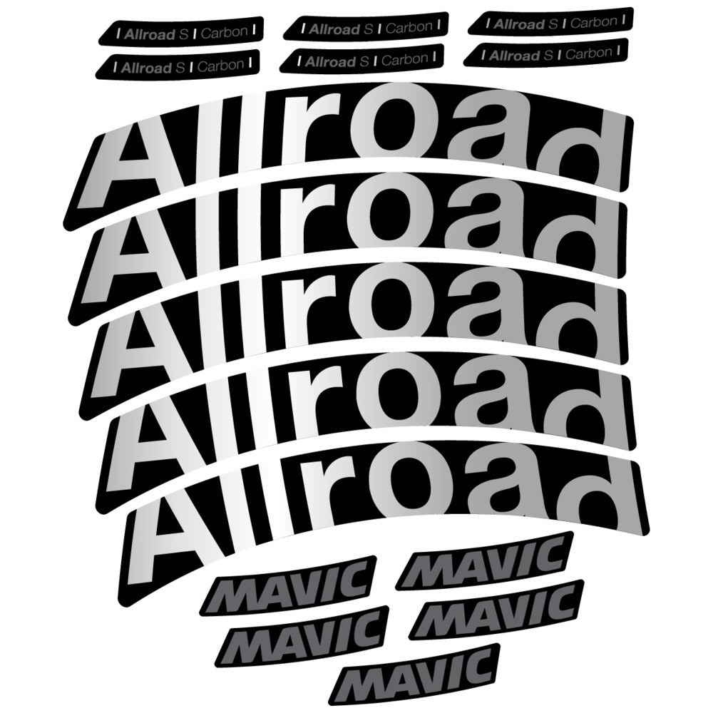 Stickers Compatible Decal Mavic Allroad S Carbon 2025 compatibles - Autocollants roue vélo route