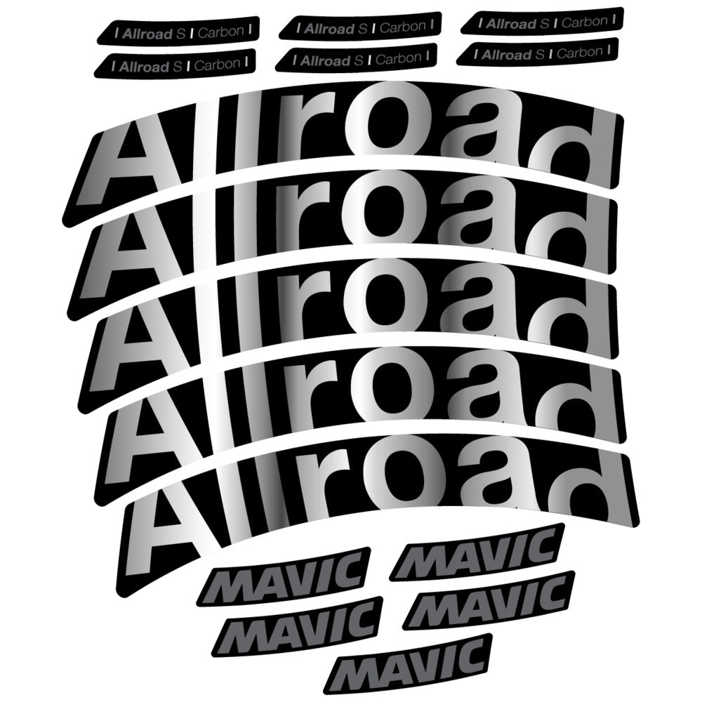 Stickers Compatible Decal Mavic Allroad S Carbon 2025 compatibles - Autocollants roue vélo route