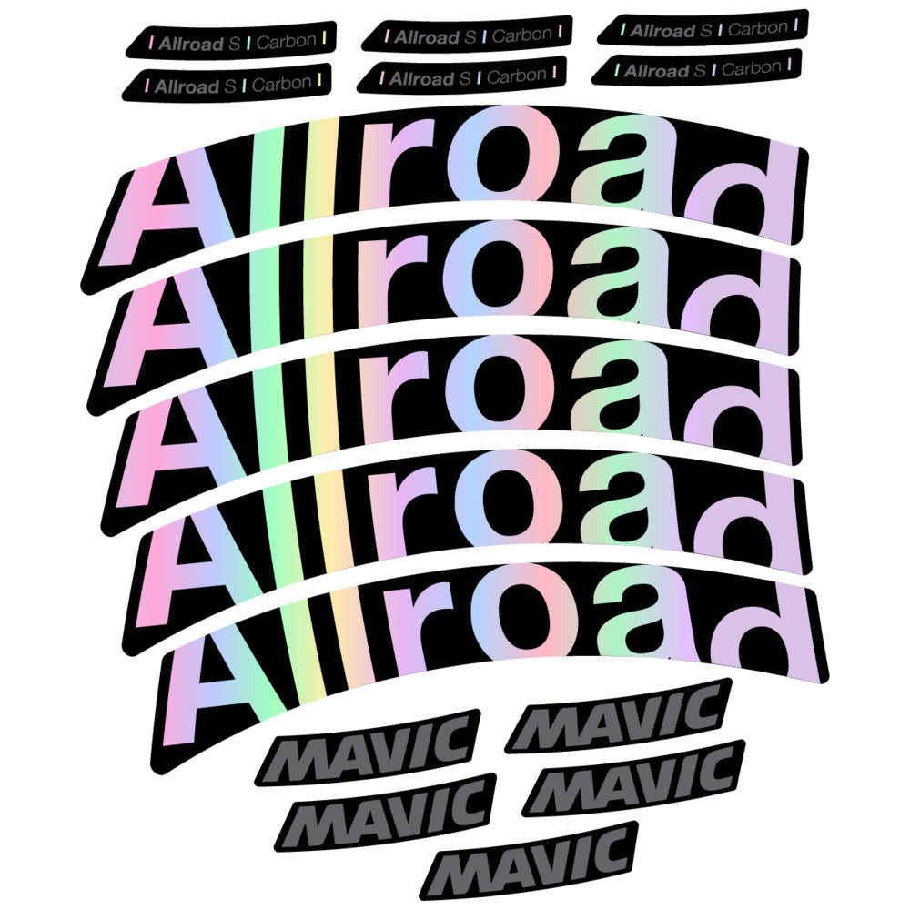 Stickers Compatible Decal Mavic Allroad S Carbon 2025 compatibles - Autocollants roue vélo route