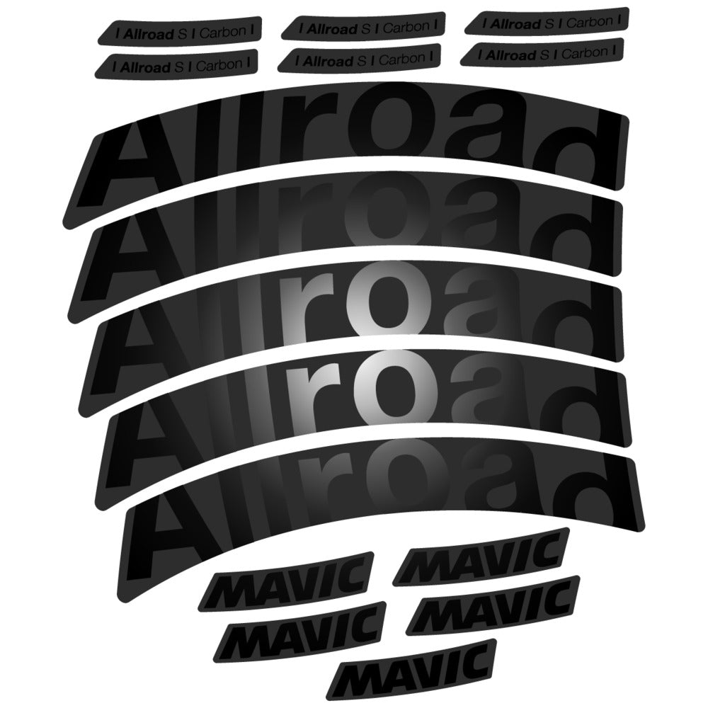 Stickers Compatible Decal Mavic Allroad S Carbon 2025 compatibles - Autocollants roue vélo route