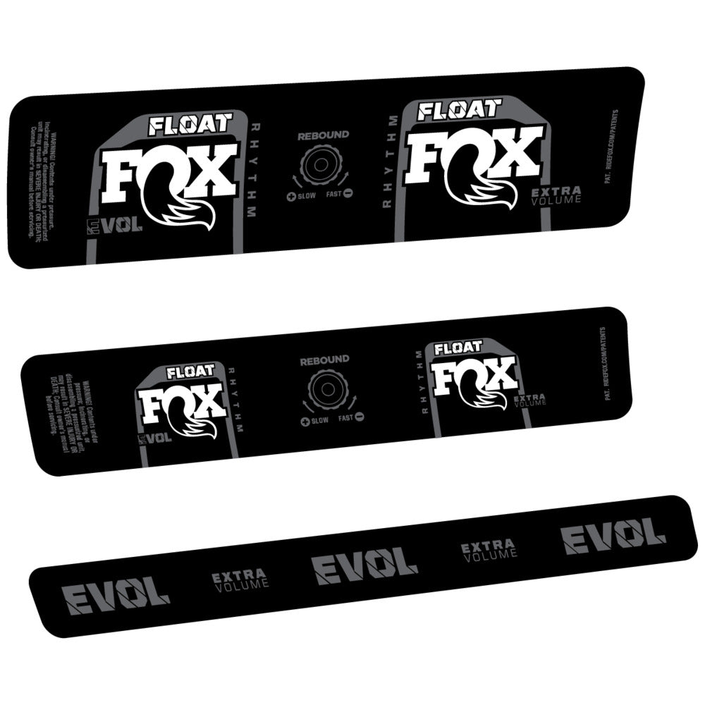 Stickers Compatible Decal Fox Float Rhythm Inline R 2025 compatibles - Autocollants amortisseur VTT