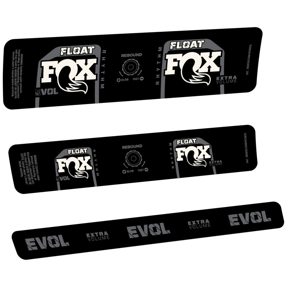 Stickers Compatible Decal Fox Float Rhythm Inline R 2025 compatibles - Autocollants amortisseur VTT