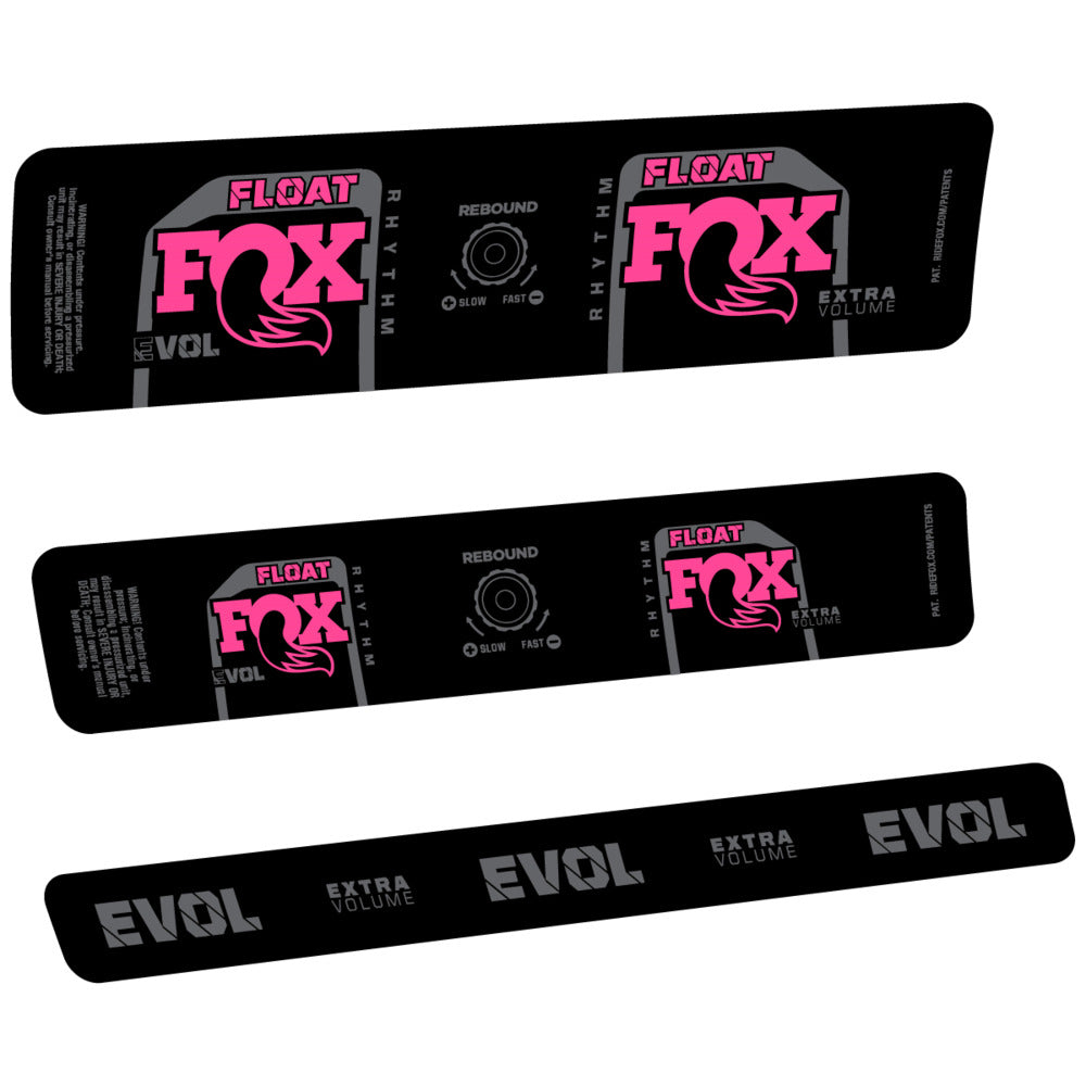Stickers Compatible Decal Fox Float Rhythm Inline R 2025 compatibles - Autocollants amortisseur VTT