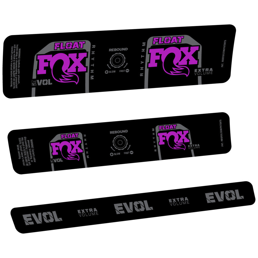 Stickers Compatible Decal Fox Float Rhythm Inline R 2025 compatibles - Autocollants amortisseur VTT