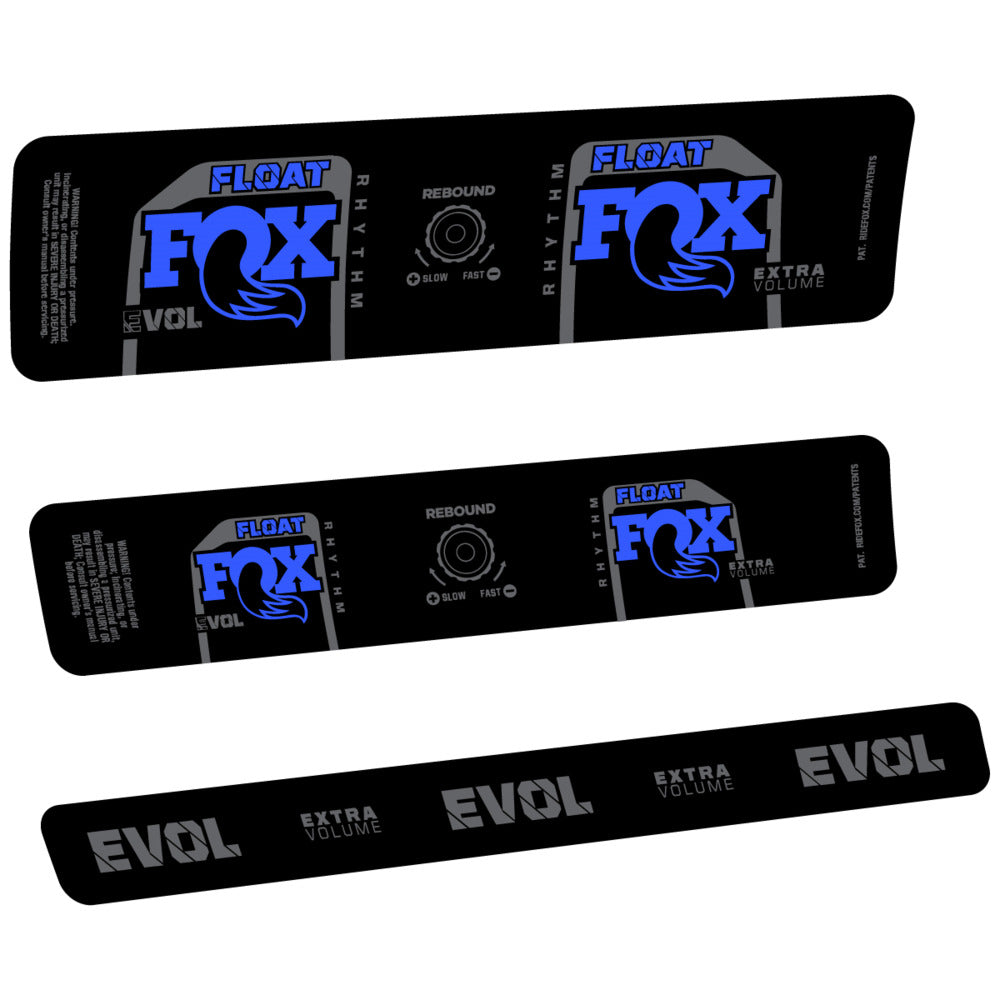 Stickers Compatible Decal Fox Float Rhythm Inline R 2025 compatibles - Autocollants amortisseur VTT