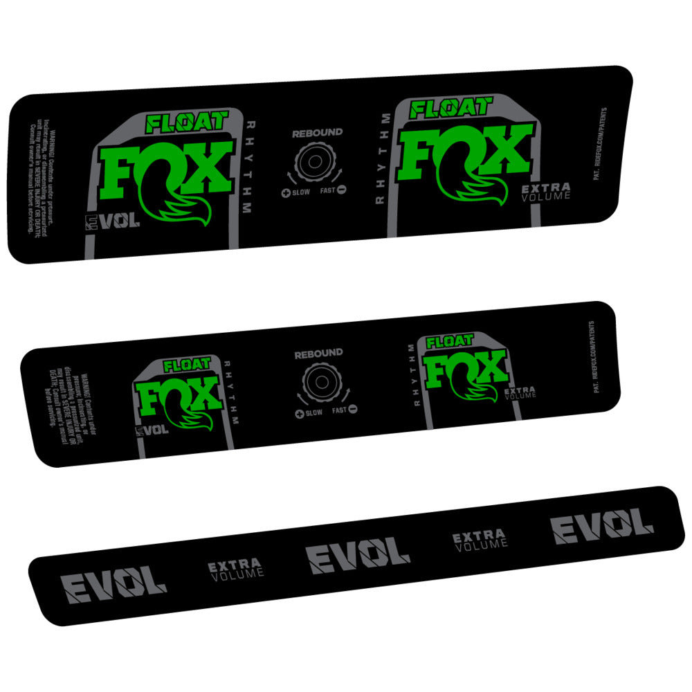 Stickers Compatible Decal Fox Float Rhythm Inline R 2025 compatibles - Autocollants amortisseur VTT