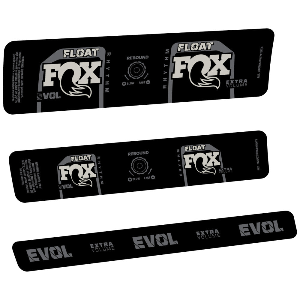Stickers Compatible Decal Fox Float Rhythm Inline R 2025 compatibles - Autocollants amortisseur VTT