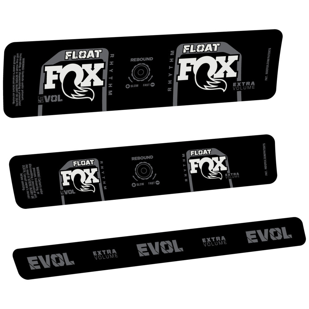 Stickers Compatible Decal Fox Float Rhythm Inline R 2025 compatibles - Autocollants amortisseur VTT