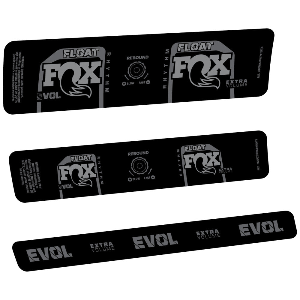 Stickers Compatible Decal Fox Float Rhythm Inline R 2025 compatibles - Autocollants amortisseur VTT
