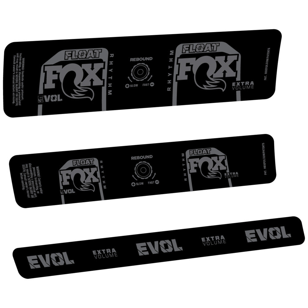 Stickers Compatible Decal Fox Float Rhythm Inline R 2025 compatibles - Autocollants amortisseur VTT