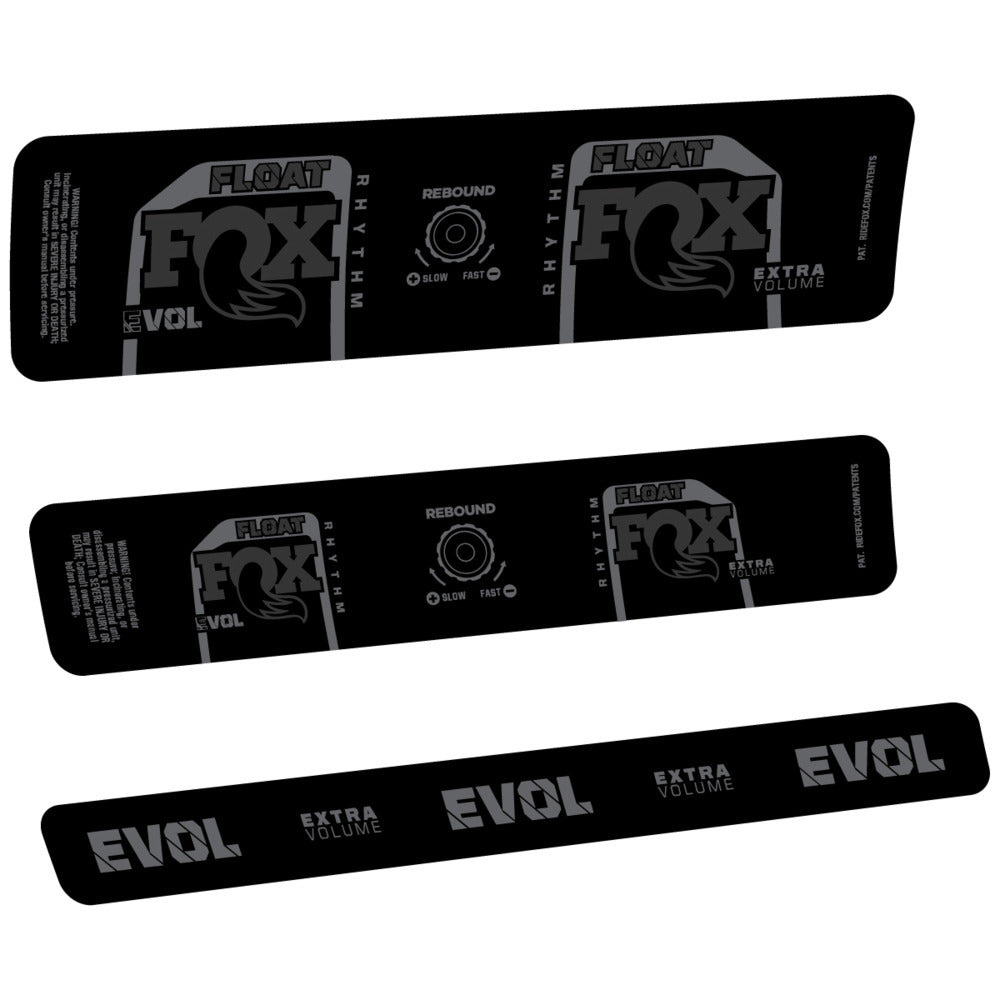 Stickers Compatible Decal Fox Float Rhythm Inline R 2025 compatibles - Autocollants amortisseur VTT