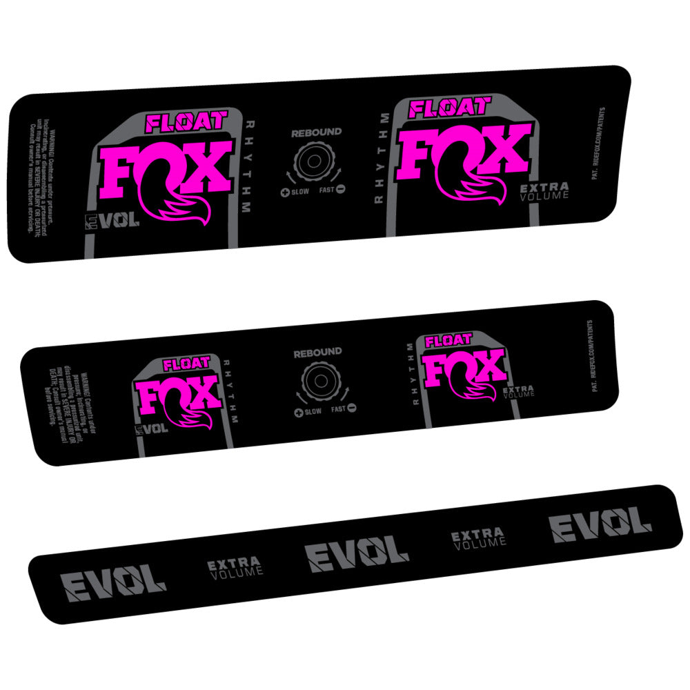 Stickers Compatible Decal Fox Float Rhythm Inline R 2025 compatibles - Autocollants amortisseur VTT
