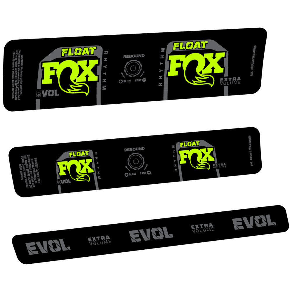 Stickers Compatible Decal Fox Float Rhythm Inline R 2025 compatibles - Autocollants amortisseur VTT