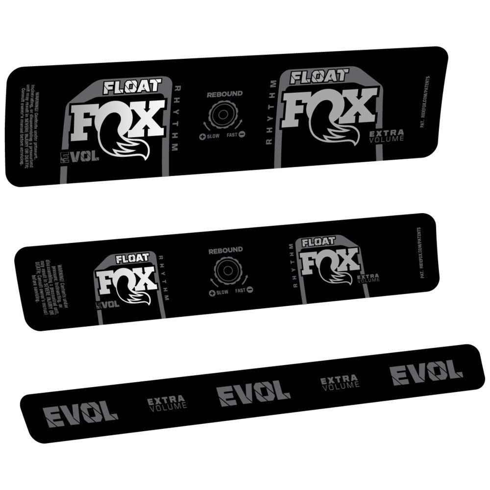 Stickers Compatible Decal Fox Float Rhythm Inline R 2025 compatibles - Autocollants amortisseur VTT