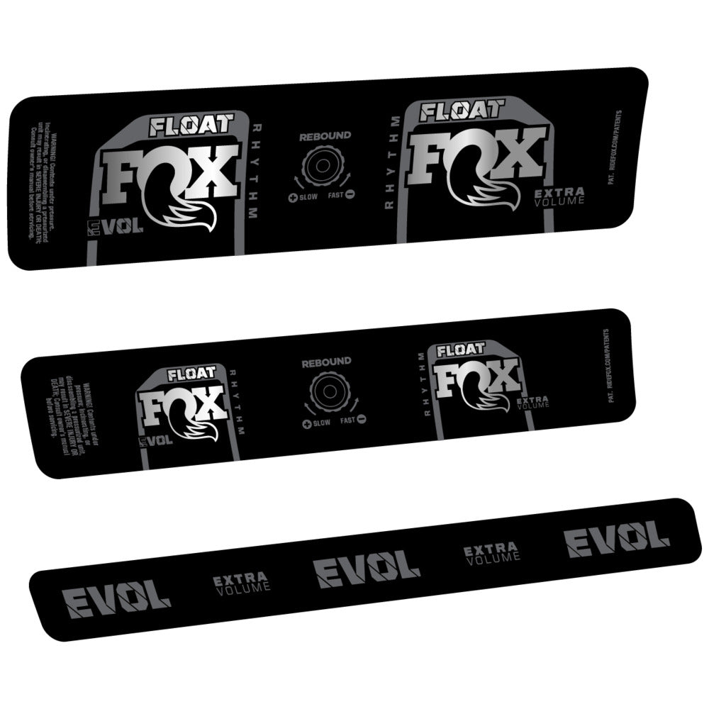 Stickers Compatible Decal Fox Float Rhythm Inline R 2025 compatibles - Autocollants amortisseur VTT
