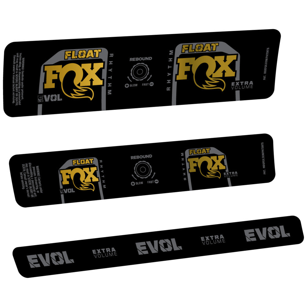 Stickers Compatible Decal Fox Float Rhythm Inline R 2025 compatibles - Autocollants amortisseur VTT