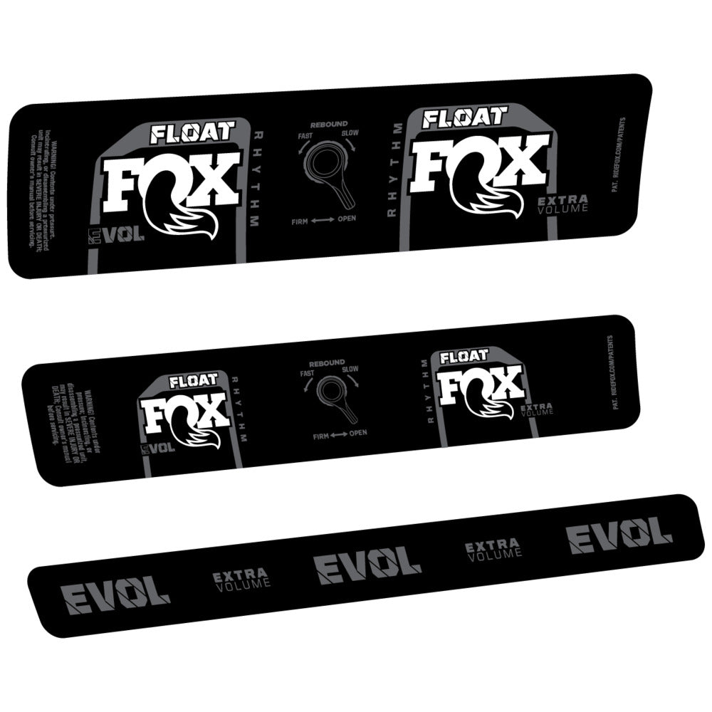 Stickers Compatible Decal Fox Float Rhythm Inline CR 2025 compatibles - Autocollants amortisseur VTT