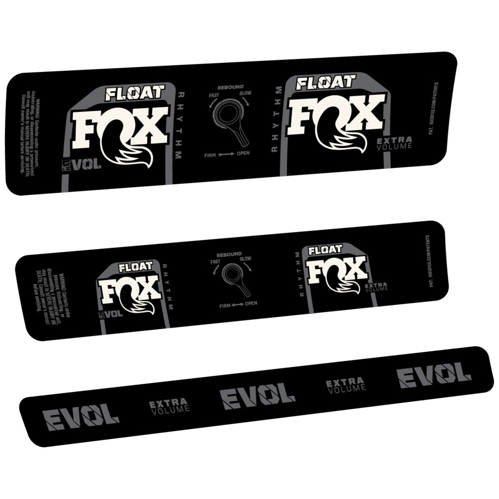 Stickers Compatible Decal Fox Float Rhythm Inline CR 2025 compatibles - Autocollants amortisseur VTT