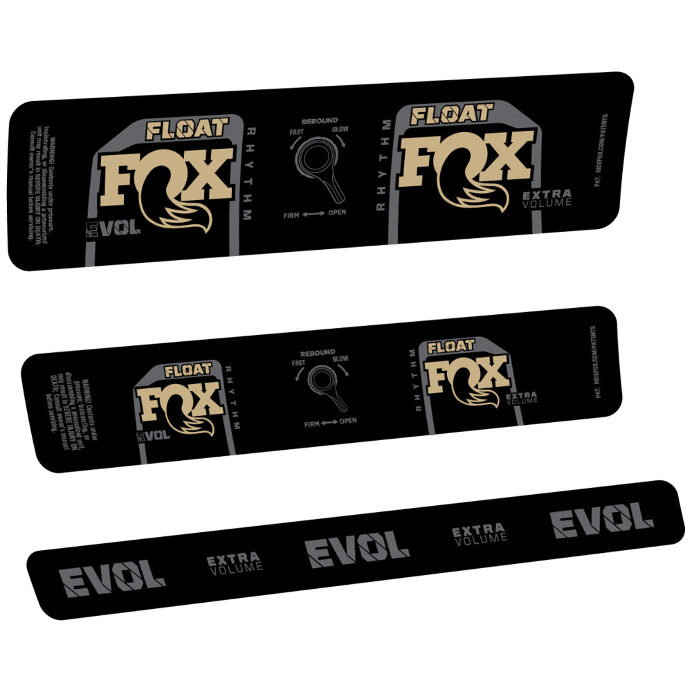 Stickers Compatible Decal Fox Float Rhythm Inline CR 2025 compatibles - Autocollants amortisseur VTT