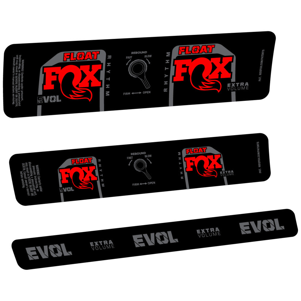 Stickers Compatible Decal Fox Float Rhythm Inline CR 2025 compatibles - Autocollants amortisseur VTT
