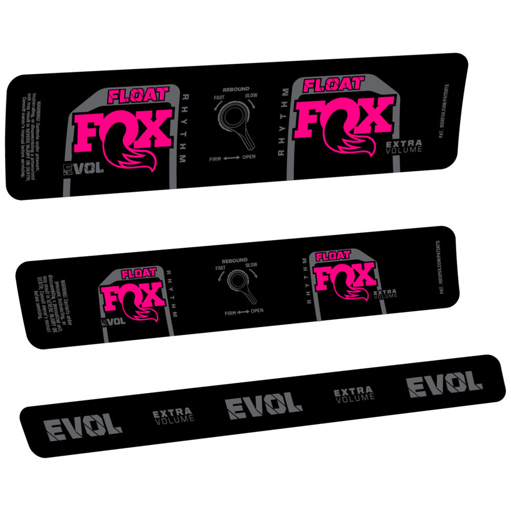 Stickers Compatible Decal Fox Float Rhythm Inline CR 2025 compatibles - Autocollants amortisseur VTT