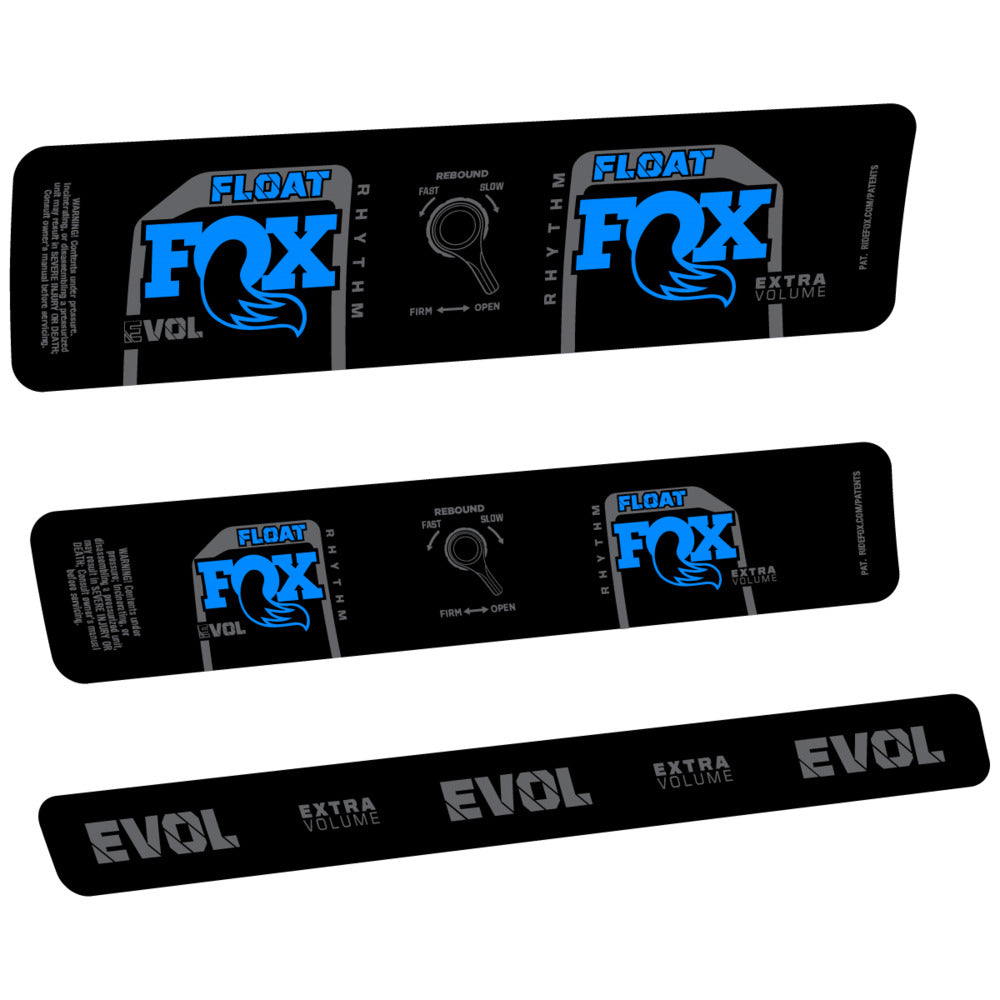 Stickers Compatible Decal Fox Float Rhythm Inline CR 2025 compatibles - Autocollants amortisseur VTT