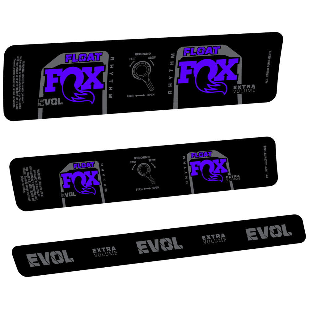 Stickers Compatible Decal Fox Float Rhythm Inline CR 2025 compatibles - Autocollants amortisseur VTT