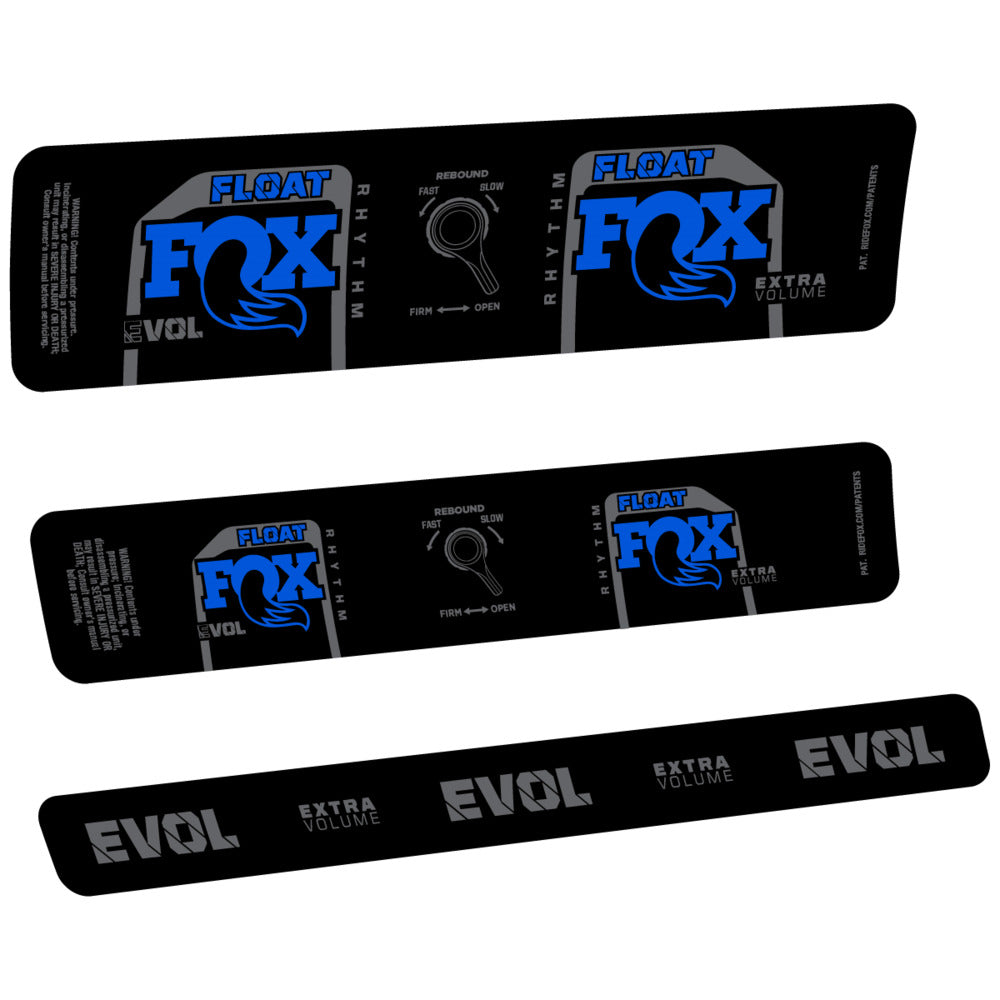 Stickers Compatible Decal Fox Float Rhythm Inline CR 2025 compatibles - Autocollants amortisseur VTT