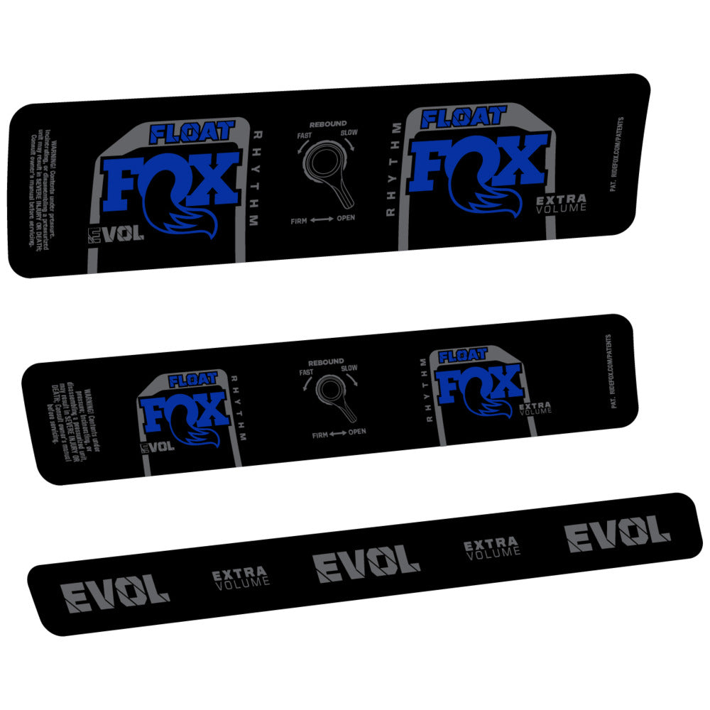 Stickers Compatible Decal Fox Float Rhythm Inline CR 2025 compatibles - Autocollants amortisseur VTT
