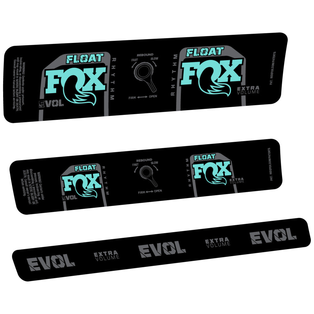 Stickers Compatible Decal Fox Float Rhythm Inline CR 2025 compatibles - Autocollants amortisseur VTT
