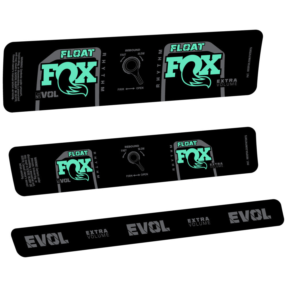 Stickers Compatible Decal Fox Float Rhythm Inline CR 2025 compatibles - Autocollants amortisseur VTT