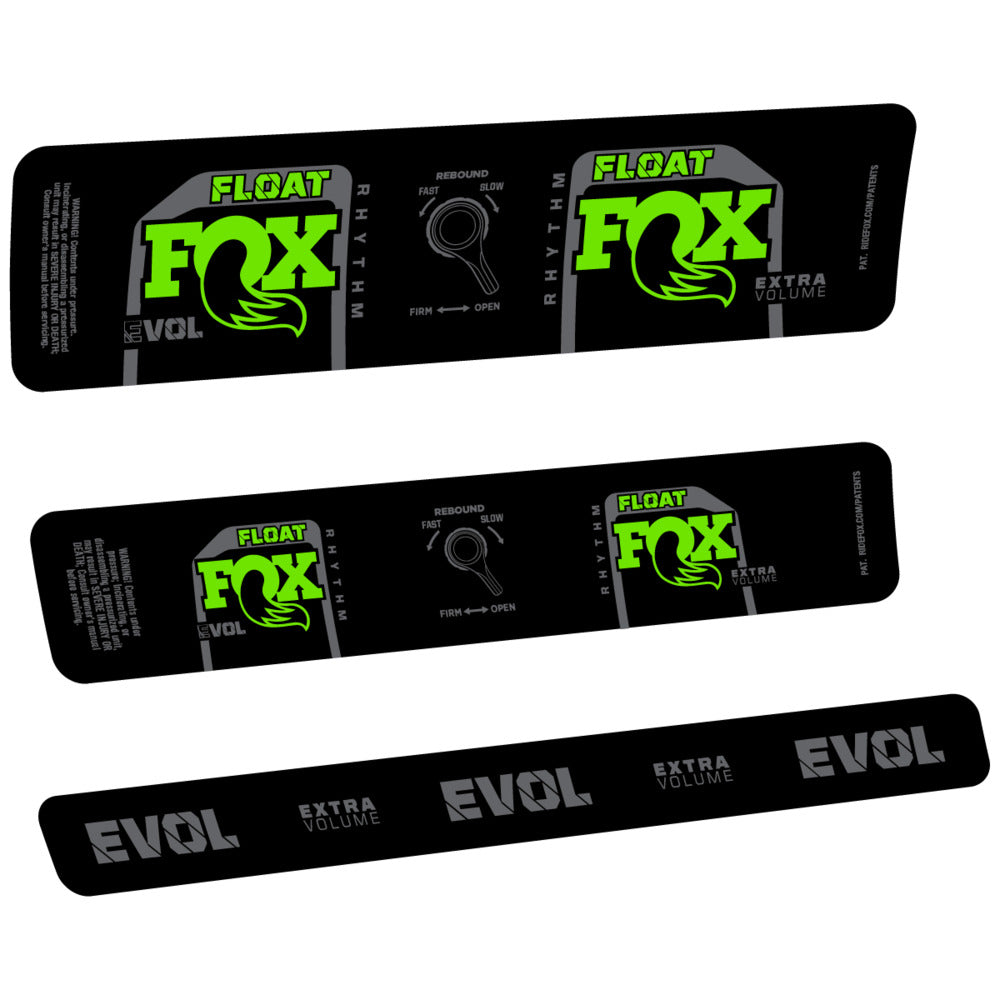 Stickers Compatible Decal Fox Float Rhythm Inline CR 2025 compatibles - Autocollants amortisseur VTT