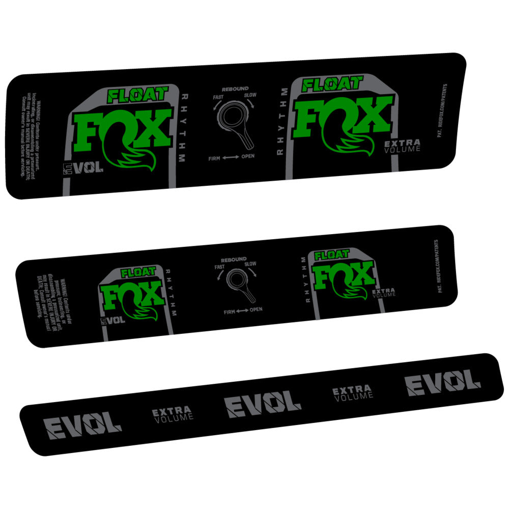 Stickers Compatible Decal Fox Float Rhythm Inline CR 2025 compatibles - Autocollants amortisseur VTT