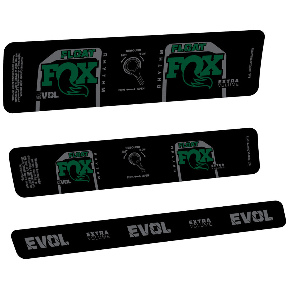 Stickers Compatible Decal Fox Float Rhythm Inline CR 2025 compatibles - Autocollants amortisseur VTT