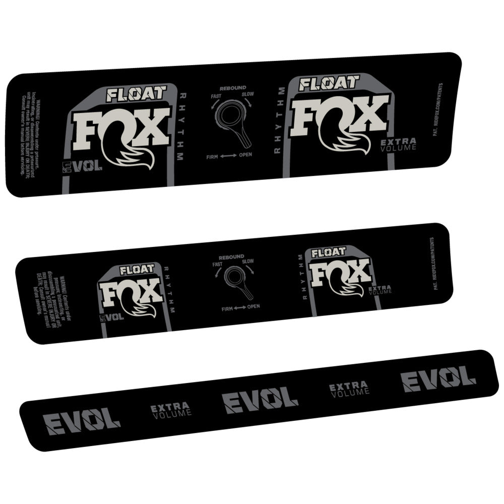 Stickers Compatible Decal Fox Float Rhythm Inline CR 2025 compatibles - Autocollants amortisseur VTT