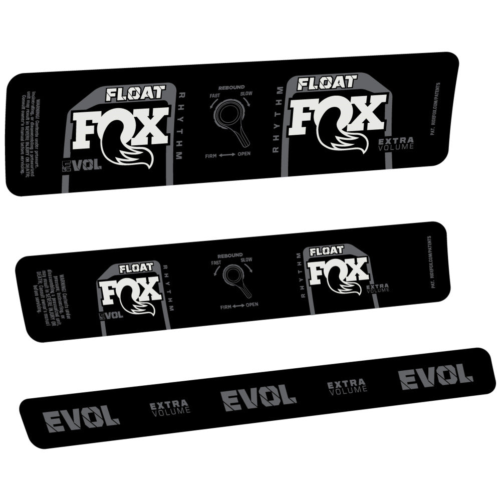 Stickers Compatible Decal Fox Float Rhythm Inline CR 2025 compatibles - Autocollants amortisseur VTT